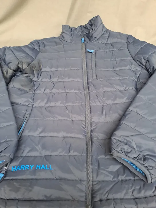 HARRY HALL EPPLEWORTH DOWN LIKE JACKET IN NAVY - SIZE 16