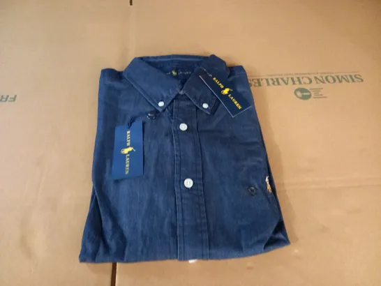 RALPH LAUREN NAVY SHIRT - XL