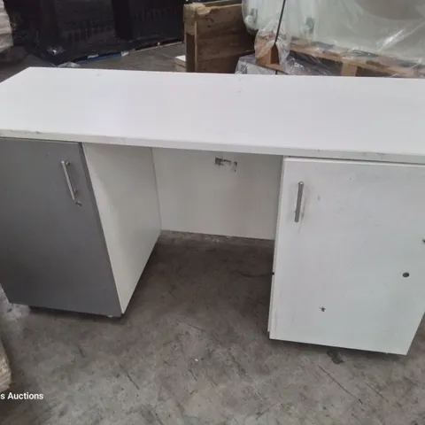 THREE MOBILE PEDESTAL DESKS/WORKSTATIONS 464 × 560