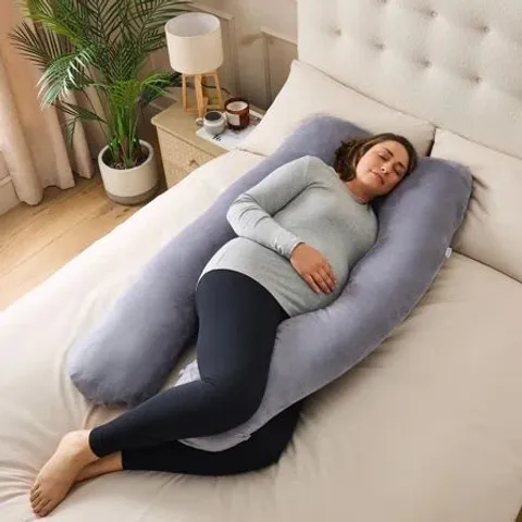 BOXED SILENTNIGHT BODY SUPPORT U-SHAPED PREGNANCY PILLOW 