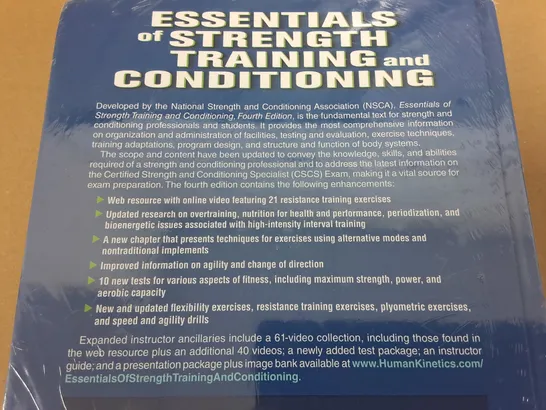 SEALED ESSENTIALS OF STRENGTH TRAINING AND CONDITIONING  FOURTH EDITION