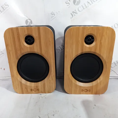 BOXED HOUSE OF MARLEY GET TOGETHER DUO SPEAKERS BLUETOOTH, BOOKSHELF STYLE