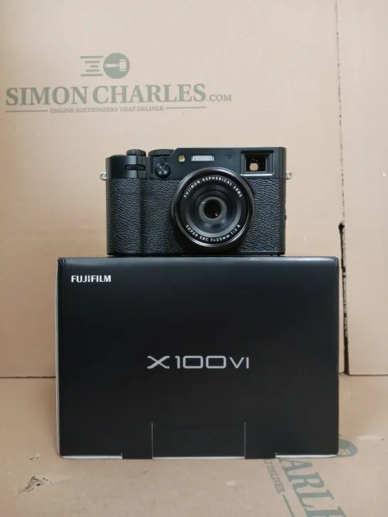 FUJIFILM X100VI MIRRORLESS DIGITAL CAMERA BODY ONLY - BLACK