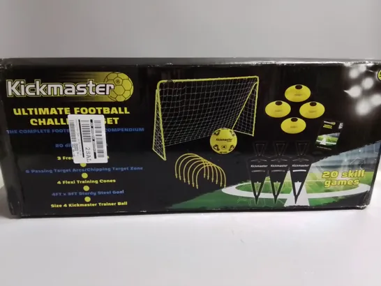 KICKMASTER ULTIMATE FOOTBALL CHALLENGE SET  RRP £42.99