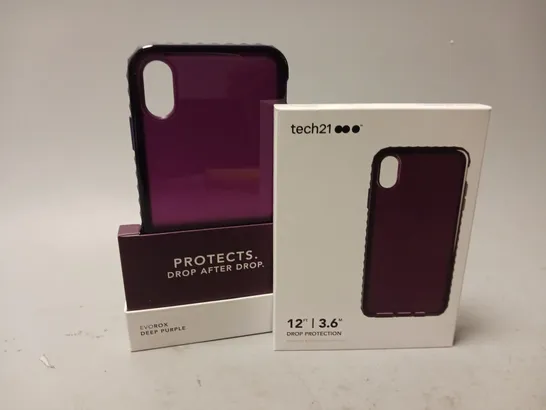 APPROXIMATELY 87 TECH21 12ft DROP PROTECTION EVOROX DEEP PURPLE PHONE CASES FOR IPHONE Xs MAX