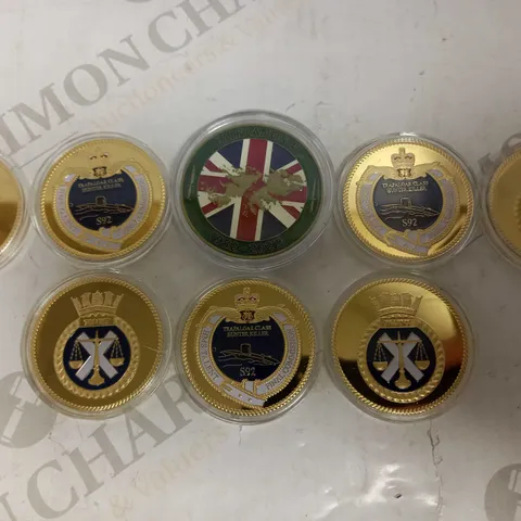 LOT OF 8 MILITARY TOKENS