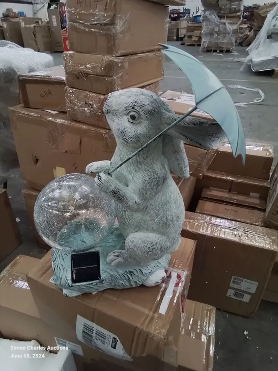 BOXED GARDEN LED BUNNY