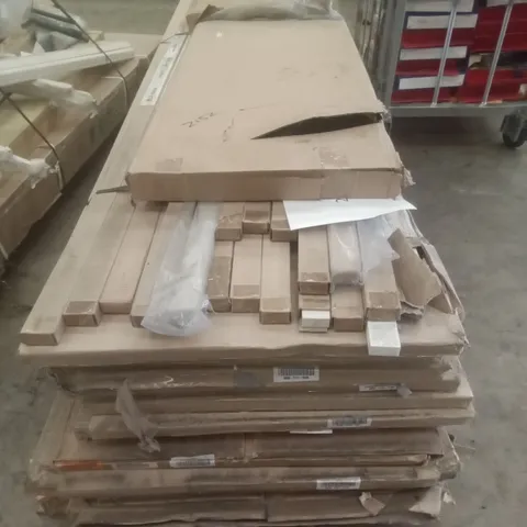 PALLET OF ASSORTED WHITE WORKTOPS