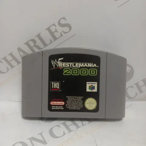 WF WRESTLEMANIA 2000 RETRO GAME FOR NINTENDO 64