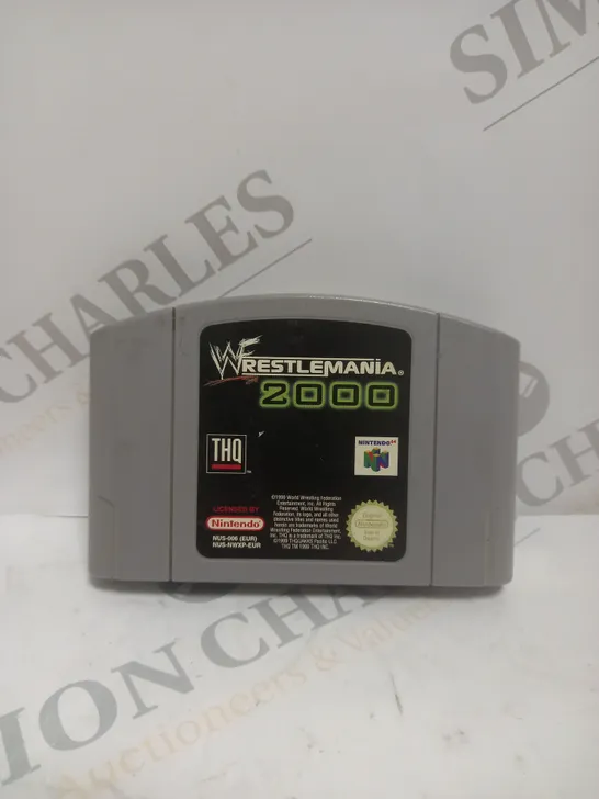 WF WRESTLEMANIA 2000 RETRO GAME FOR NINTENDO 64