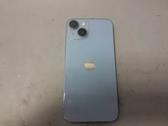 APPLE IPHONE IN BLUE - MODEL UNSPECIFIED