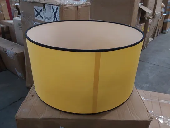 BOXED ROUND YELLOW FLOOR STANDING LAMP SHADE