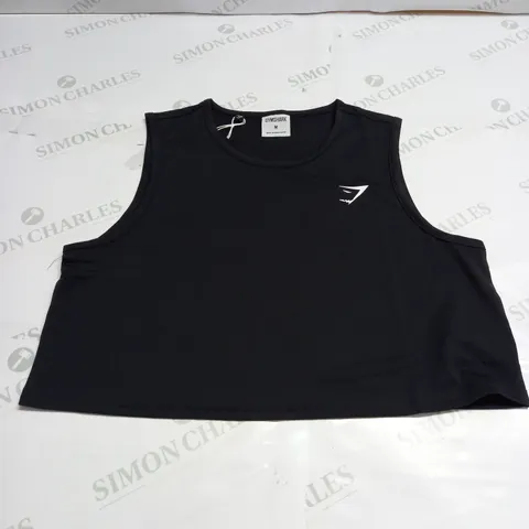 GYMSHARK TRAINING TANK TOP IN BLACK - MEDIUM 