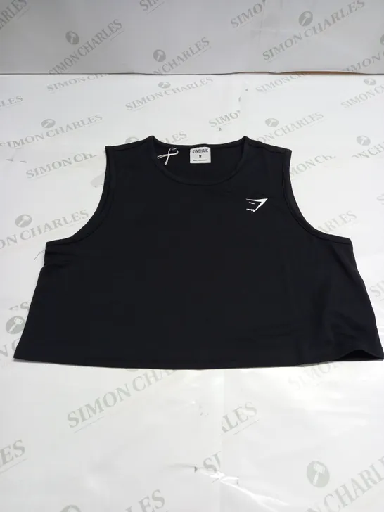 GYMSHARK TRAINING TANK TOP IN BLACK - MEDIUM 