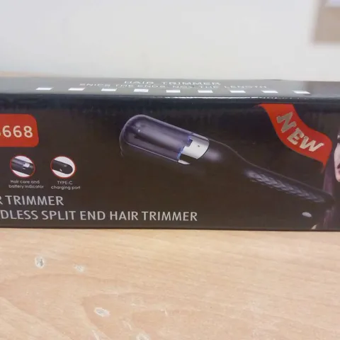 BOXED RH-6668 HAIR TRIMMER CORDLESS SPLIT END HAIR TRIMMER