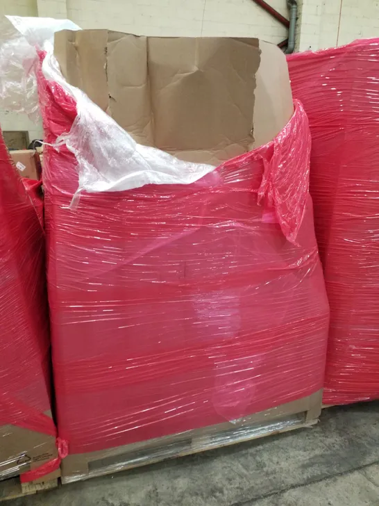 PALLET OF ASSORTED PRODUCTS INCLUDING TOILET SEAT COVER, PVC CHAIR MAT, ROLLER BLINDS, STEP STOOL 