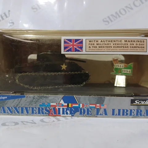 BOXED SOLIDO 50TH ANNIVERSARY OF THE LIBERATION OF FRANCE 1944-1994 M4 SHEMAN TANK MODEL