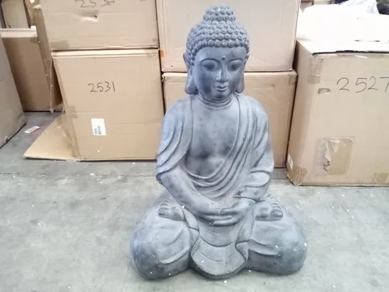 BOXED LARGE SITTING BUDHA FIGURE