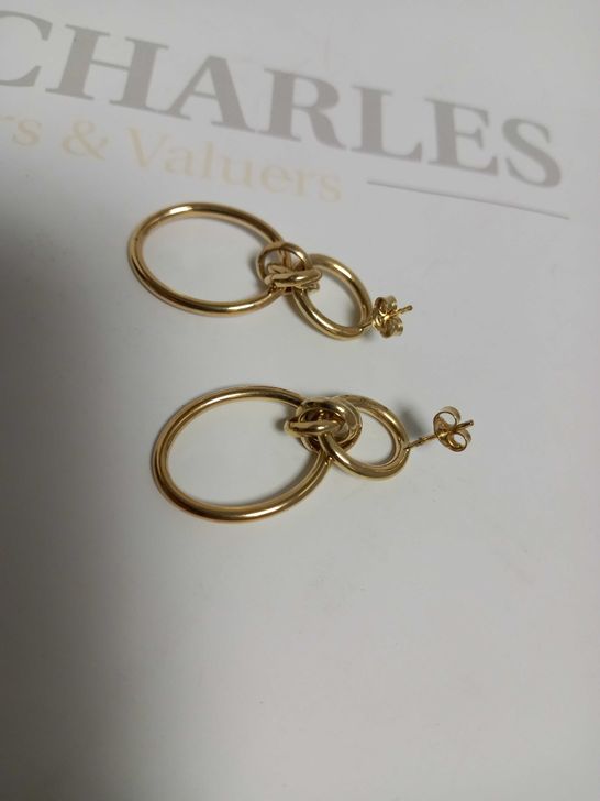 9CT GOLD HALL MARKED EARRINGS