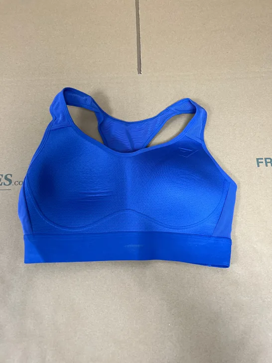 GYMSHARK PADDED SPORTS BRA IN ROYAL BLUE SIZE SMALL