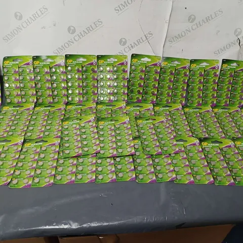 APPROXIMATELY 33 GP ALKALINE CELL PACKETS (20 PER PACKET) - COLLECTION ONLY