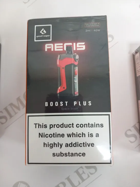 BOXED AND SEALED GEEK VAPE AEGIS BOOST PLUSSPACE BLACK