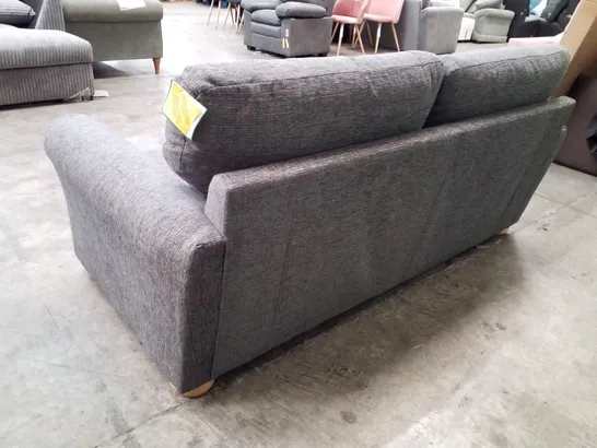 QUALITY DESIGNER BAILEY 3 SEATER SOFA - CHARCOAL FABRIC  