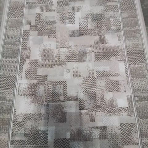 A RUG FROM RUNRUG COMPANY IN TRIBE BEIGE DESIGN L4.8X100