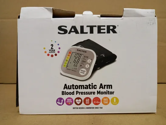 BOXED SALTER AUTOMATIC ARM BLOOD PRESSURE MONITOR