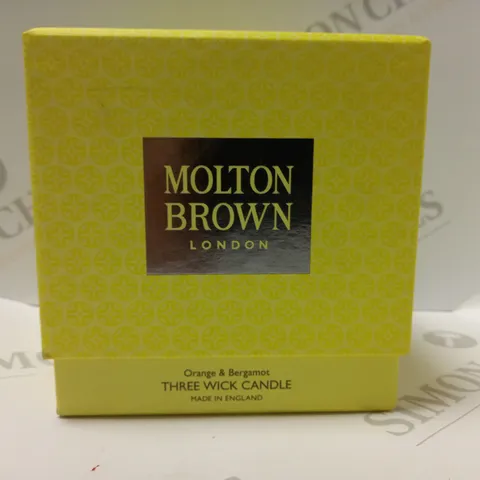 MOLTON BROWN ORANGE & BERGAMOT CANDLE 480G