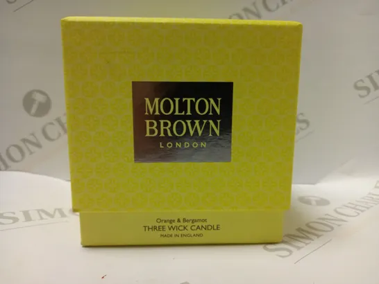 MOLTON BROWN ORANGE & BERGAMOT CANDLE 480G