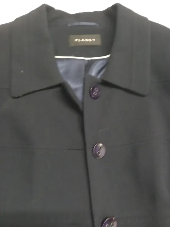 PLANET BUTTON FRONT JACKET - UK 14