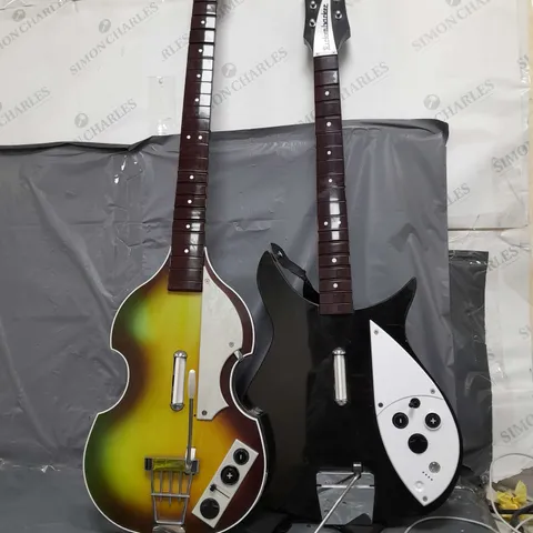 TWO ROCKBAND HARMONIX GUITARS