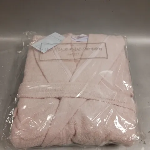 THE WHITE COMPANY TOWELLING ROBE IN PINK - 9-10YRS