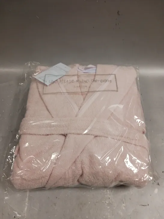 THE WHITE COMPANY TOWELLING ROBE IN PINK - 9-10YRS