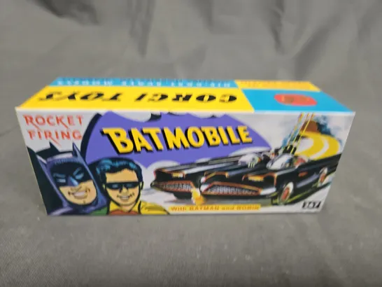 CORGI ROCKET FIRING BATMOBIE WITH BATMAN AND ROBIN