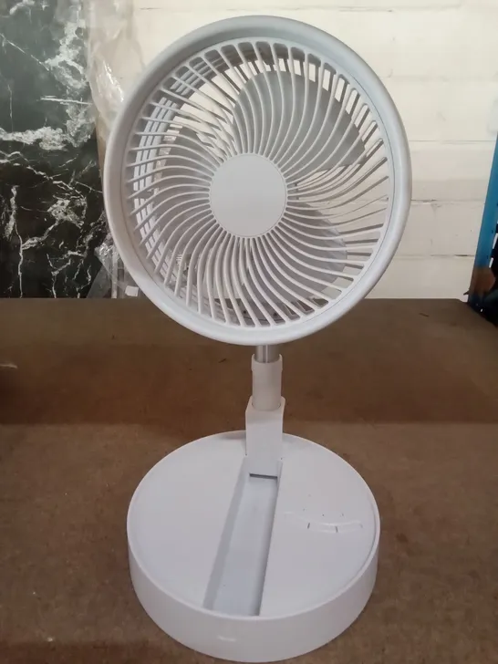 BOXED MY FOLDAWAY FLOOR & TABLE FAN - WHITE