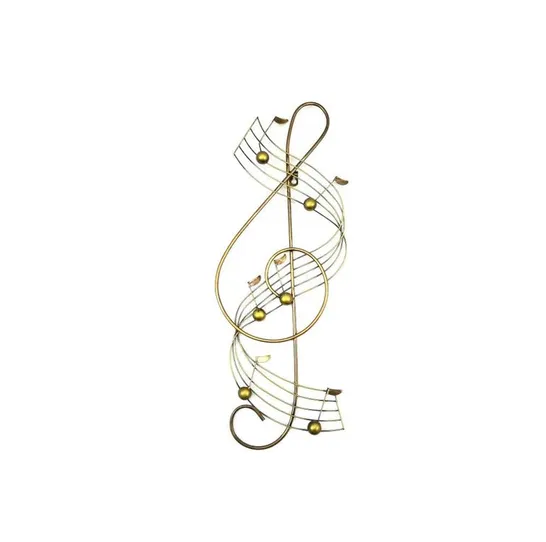 BOXED TREBLE CLEF MUSICAL NOTE SCORE WALL DECORATION