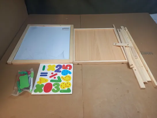 WOODEN TOY MULTIFUNCTIONAL WRITING BOARD