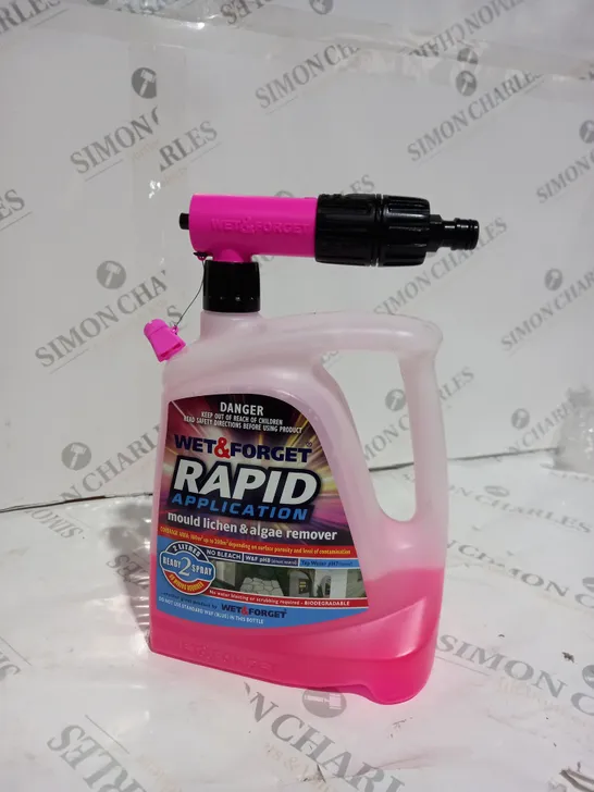 WET & FORGET RAPID 2 LITRE BOTTLE WITH SNIPER NOZZLE