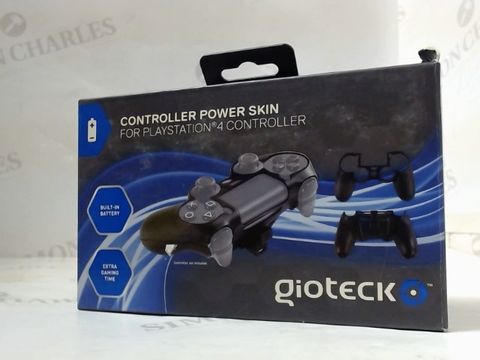 GIOTECK CONTROLLER POWER SKIN FOR PLAYSTATION 4 CONTROLLER 