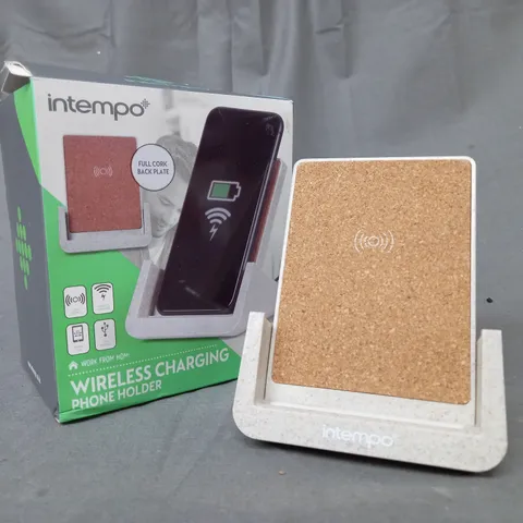 BOXED INTEMPO WIRELESS CHARGING PHONE HOLDER