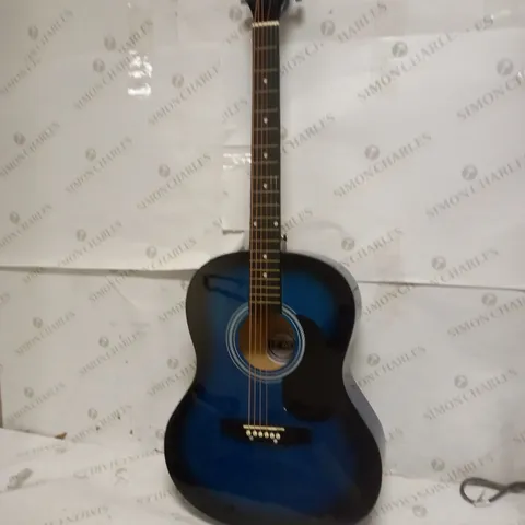 3RD AVENUE FULL SIZE 4/4 ACOUSTIC GUITAR, BLUE [COLLECTION ONLY]