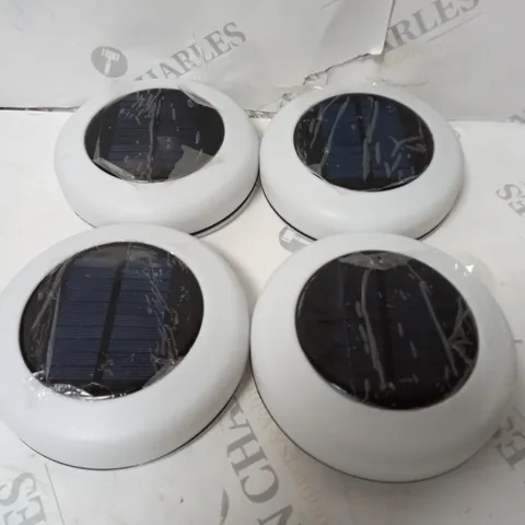 SET OF 4 BELL + HOWELL OUTDOOR STAKE SOLAR LIGHTS 8813