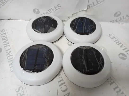 SET OF 4 BELL + HOWELL OUTDOOR STAKE SOLAR LIGHTS 8813