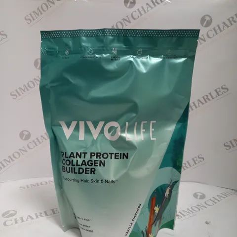 SEALED VIVOLIFE PLANT PROTEIN COLLAGEN BUILDER - VANILLA CINNAMON 900G