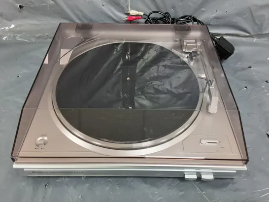 BOXED DENON DP-29F BELT DRIVE TURNTABLE - SILVER