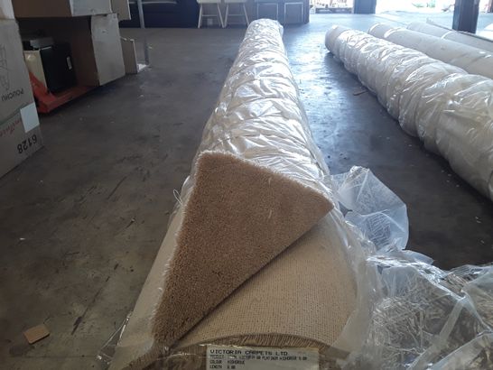 ROLL OF VICTORIA HIGHGROVE 60 BEIGE CARPET APPROXIMATELY 5X6.8M 