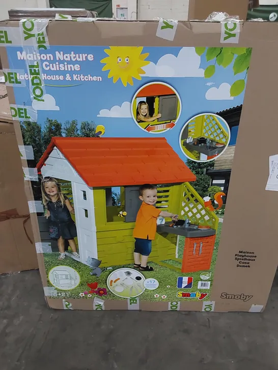 BOXED SMOBY MAISON NATURE CUISINE NATURE HOUSE AND KITCHEN PLAYHOUSE