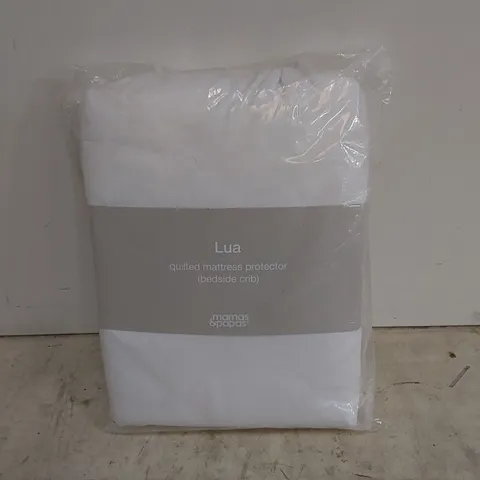 BAGGED MAMAS & PAPAS LUA QUILTED MATTRESS PROTECTOR FOR A BEDSIDE CRIB
